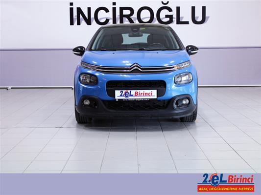 citroen c3 1 6 bluehdi start stop shine 2016 model buz mavisi ikinci el satilik arac h2